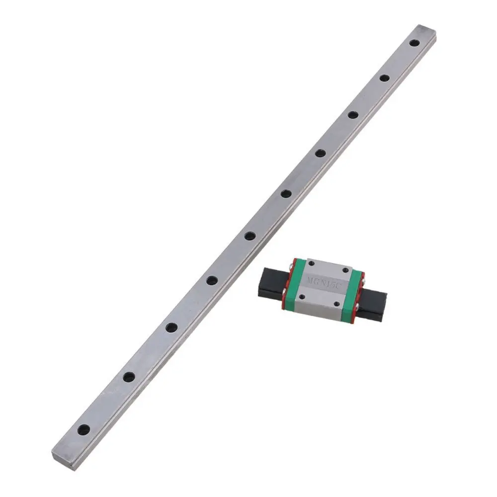 MGN15 Mini Bearing Steel Linear Sliding Guideway Rail Block with 400mm