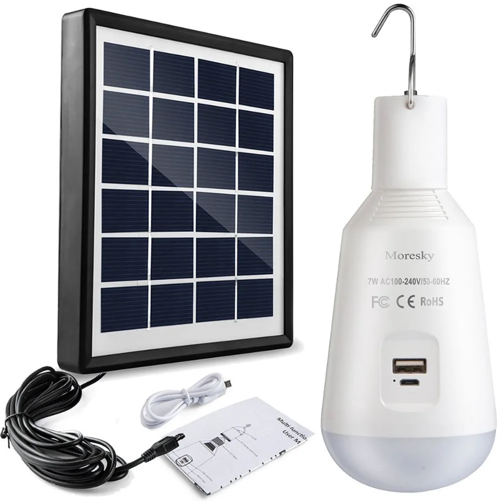 solar powered led camping lights