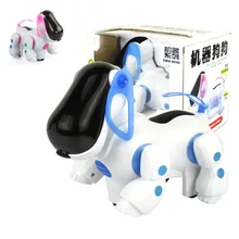[Темила] Многофункциональный электронный питомец умный робот собака ходьба звук и свет далматинцы Танцы Музыка Подушка-собака подарок