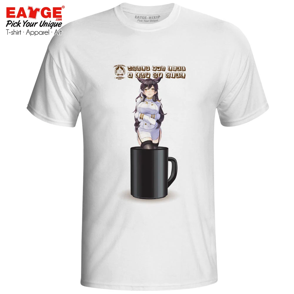 Prinz Eugen In Your Cup, футболка, сексуальная, видео игра, девушка, новинка, скейт, футболка, дизайн, стиль рок, для женщин, мужчин, топ, футболка - Цвет: 04