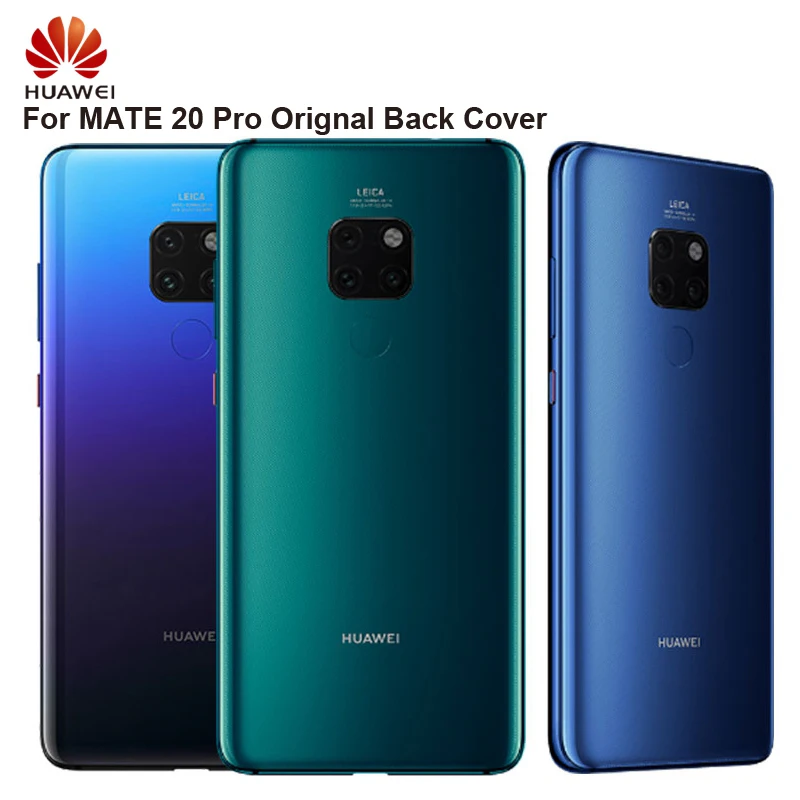 

Huawei Original Battery Glass Back Cover Door For Huawei Mate 20 Pro Mate20 Pro Rear Housing Back Cover Protective Phone Cases