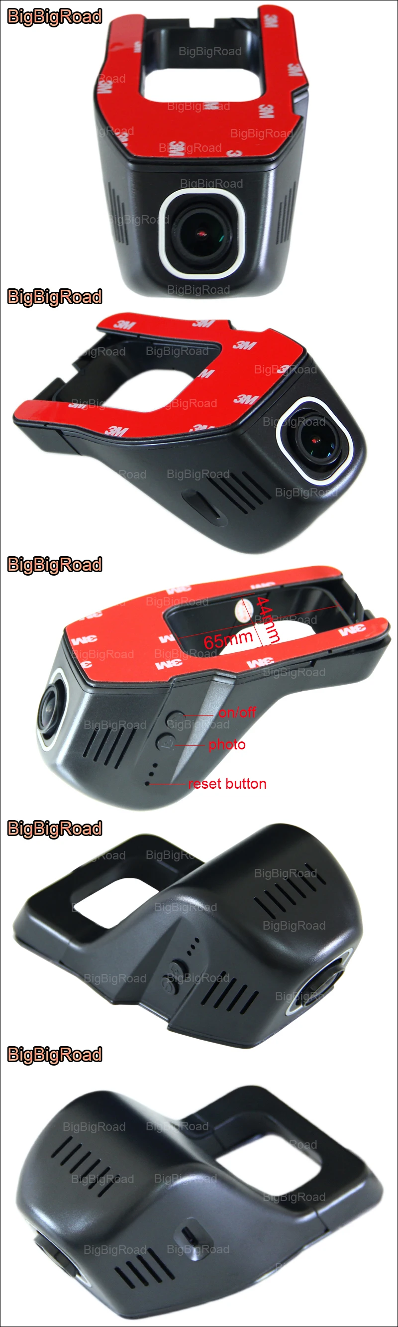 BigBigRoad For Mazda CX5 CX-5 CX4 CX-4 CX-7 APP Control Car wifi DVR Video Recorder Hidden Type Novatek 96655 black box dash cam (9)