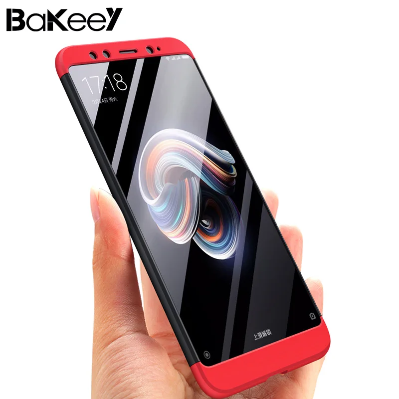 

Bakeey 3 in 1 Double Dip 360 Full body coverage Protection PC Protective Case For Xiaomi Mi 6X Mi6X /Mi A2 high quality case