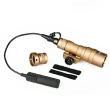 Тактический M300 светодиодный фонарь для оружия мини-скаутский фонарик для 20 мм Рельс Пикатинни Охота