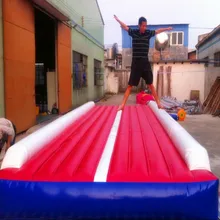 6 м 20 футов надувная воздушная дорожка надувная дорожка гимнастика Надувной Воздушный Мат для тренажерного зала