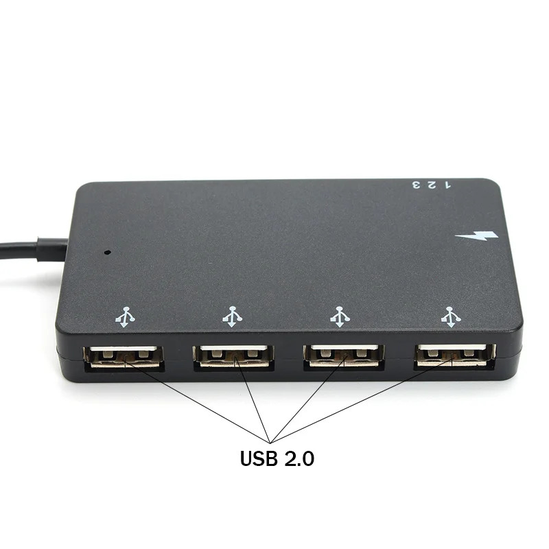 4 USB 2,0 к Micro USB OTG адаптер зарядного устройства Универсальное зарядное устройство для смартфонов U диск MP3 для Windows системы планшеты профессиональные