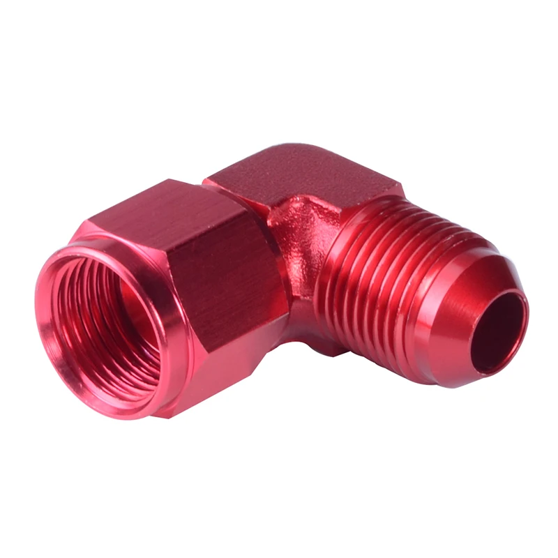 AN4/6/8/10/12 45 Degree Female To Male Full Flow Adapter Fitting AN4/6/8/10/12 45 Degree Female To Male Full Flow Adapter Fitting
