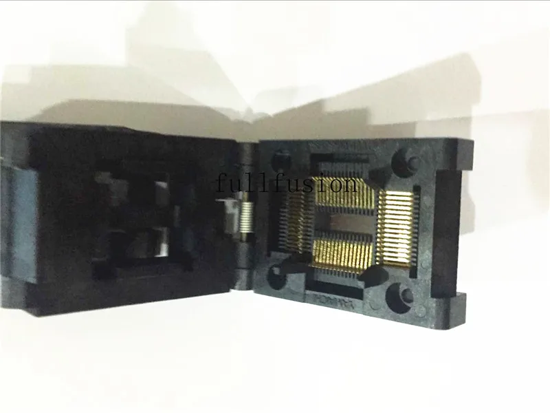 IC51 0644 692 QFP64P IC тесты разъем 0 8 мм Шаг yamichi гореть в разъем|Промышленные компьютеры и