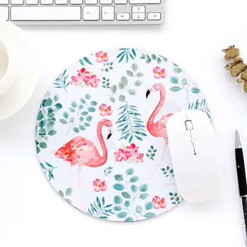 

1pc Flamingo Desk Mat Novelty Placement for Cup Kawaii Computer Mouse Pad Table Coaster Mat Office Desk Set Accessories
