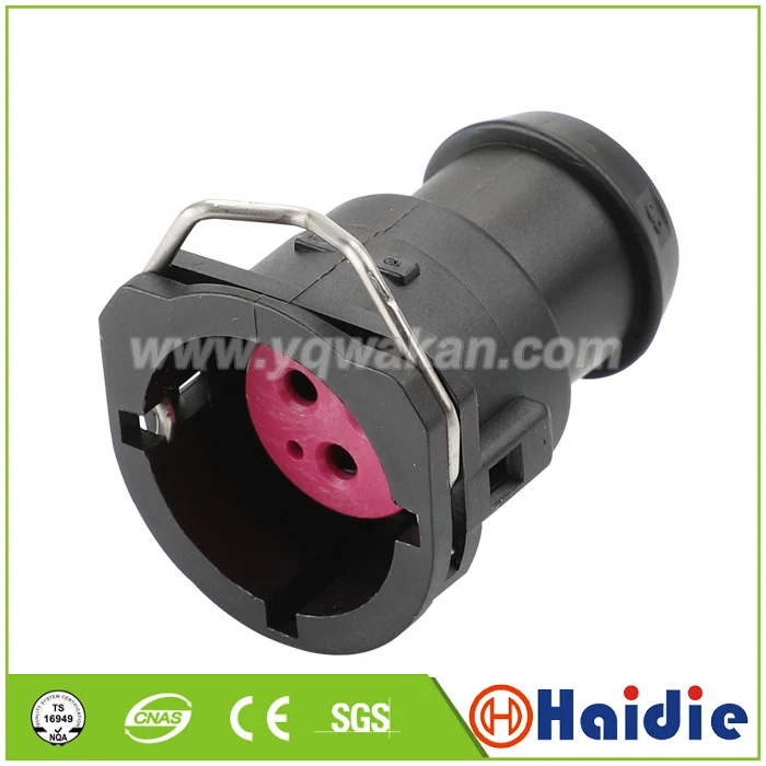 

Бесплатная доставка, 5 комплектов, 3-контактный Автомобильный Электрический гнездовой разъем, пластиковый жгут проводов, водонепроницаемый разъем