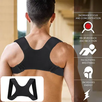 

Posture Corrector Fracture Support Back Shoulder Correction Brace Belt Strap Health99