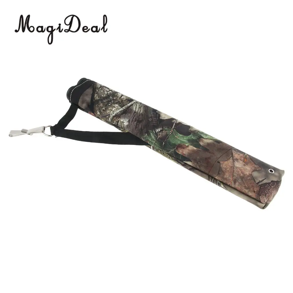 2 Tubes Archery Arrow Hip Quiver side Holder on Waist Belt Bow Hunting