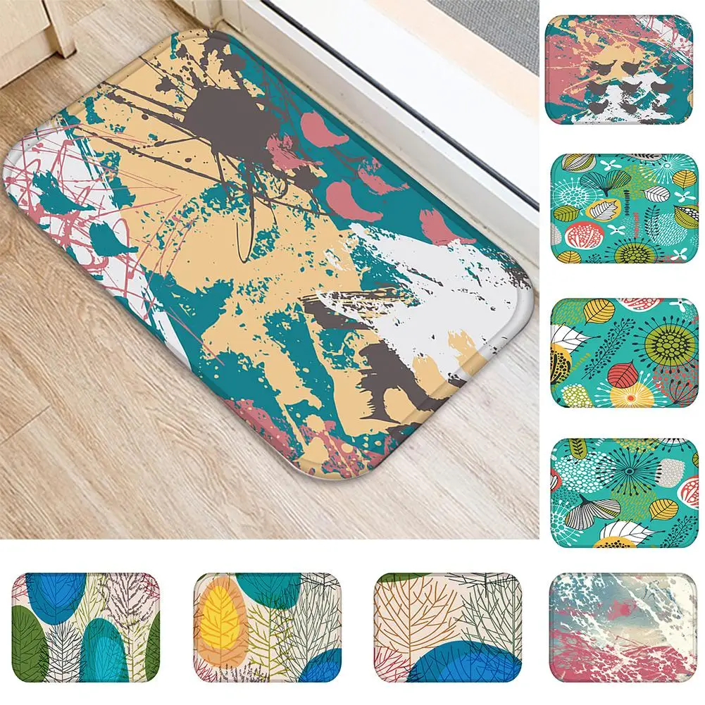Soft Rugs Tropical Plants Flamingo Carpet Mats Bedroom Non-Slip Floor Mats Hallway Area Rug for Living Room Kitchen Tapete Rug