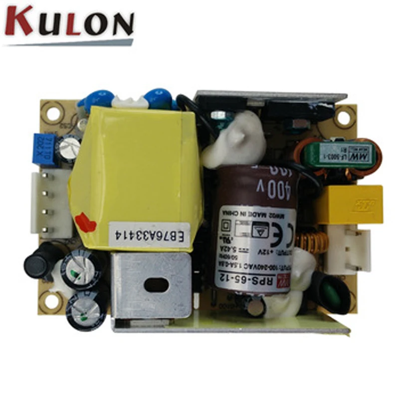 Meanwell RPS 65 AC/DC одиночный выход зеленый PCB тип медицинский источник питания Вт 3 В/10A 5