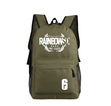 Игровой рюкзак Tom Clancy's Rainbow Six Siege, мужской военный рюкзак, унисекс, школьные сумки для студентов, брезентовый Рюкзак для ноутбука, рюкзак для путешествий - Цвет: 4