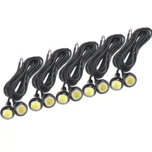 10 PCS 23 millimetri Impermeabile 12 V di Eagle Eye LED DRL Daytime Corsa e Jogging Auto Rock Sottoscocca Lampada di Retromarcia Segnale di Parcheggio luce di Indicatore laterale