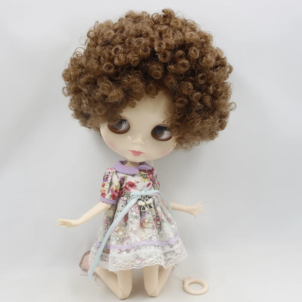 Ледяной обнаженный завод Blyth Кукла № BL9158 коричневый афро волос сустава тела белая кожа Neo 1/6