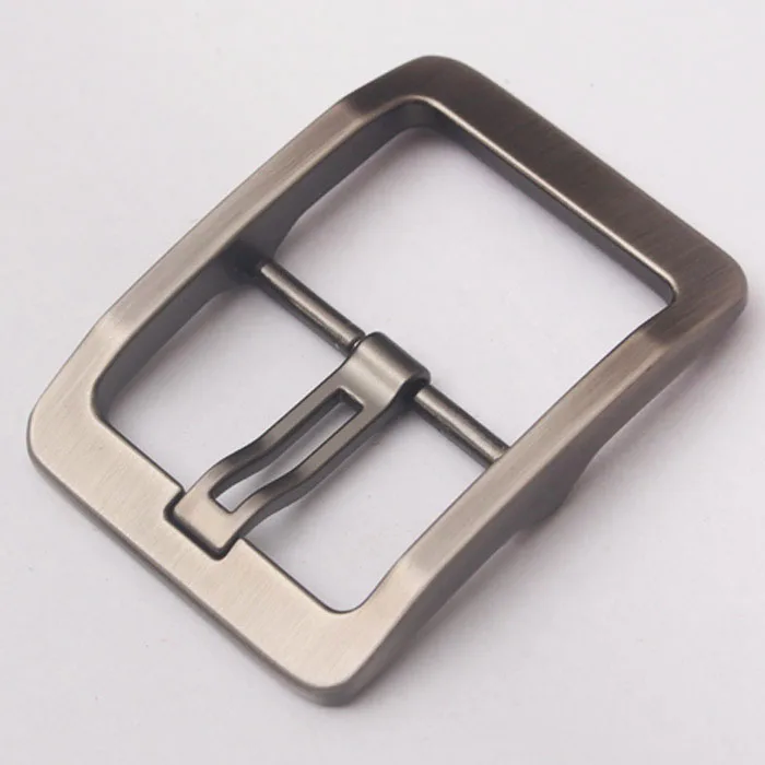 

2/1pcs 38mm Metal Brushed Pin Belt Buckle Single wide Prong Square Buckle replacement buckle Leather Craft Fits any belt for Men