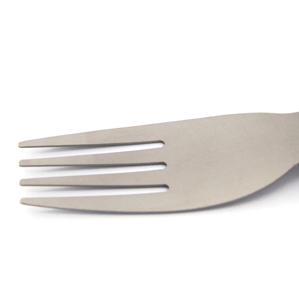 Tiartisan Titanium Foldable handle Fork Camping Cutlery Portable Picnic Tableware Ta8003
