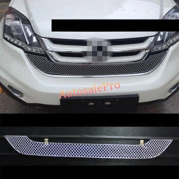 

For Honda CRV 2011 2012 Front Grille Grill Bezel Honeycomb Mesh Cover 1pcs