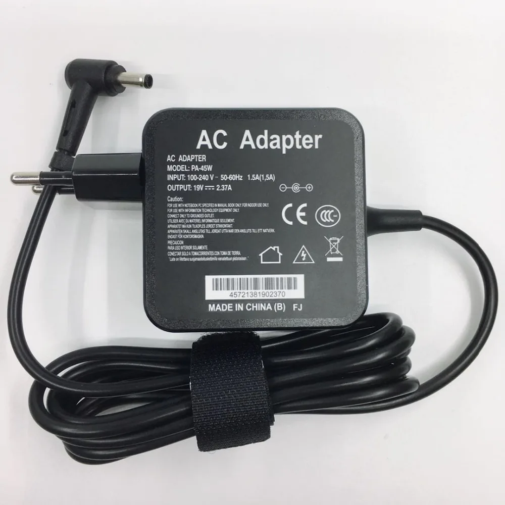 EU Plug 19v 2.37a 45w 4.5*3.0mm Laptop Ac Adapter Laptop Charger For