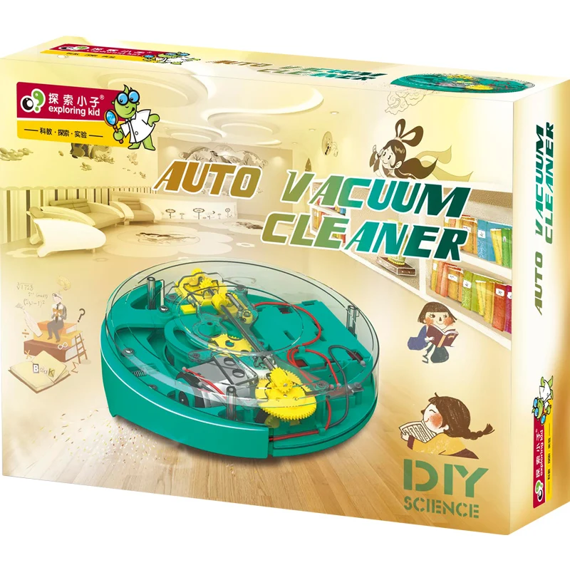 Promo  Intelligent vacuum cleaner toy Science Education Toy Creative Physics Experiment Technology Learnin