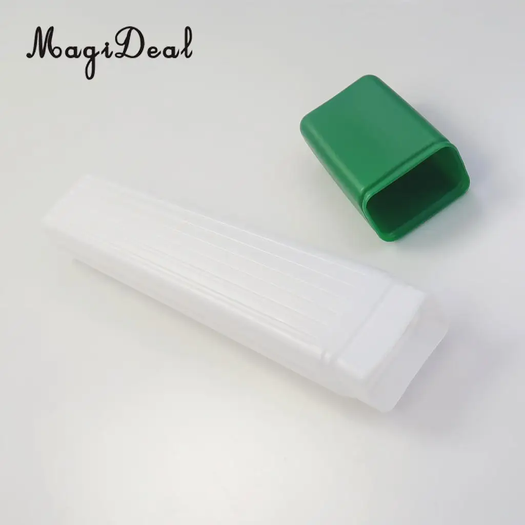 41x6cm Plastic Clear Knitting Needle Crochet Hook Tube Case Holder Storage Case 