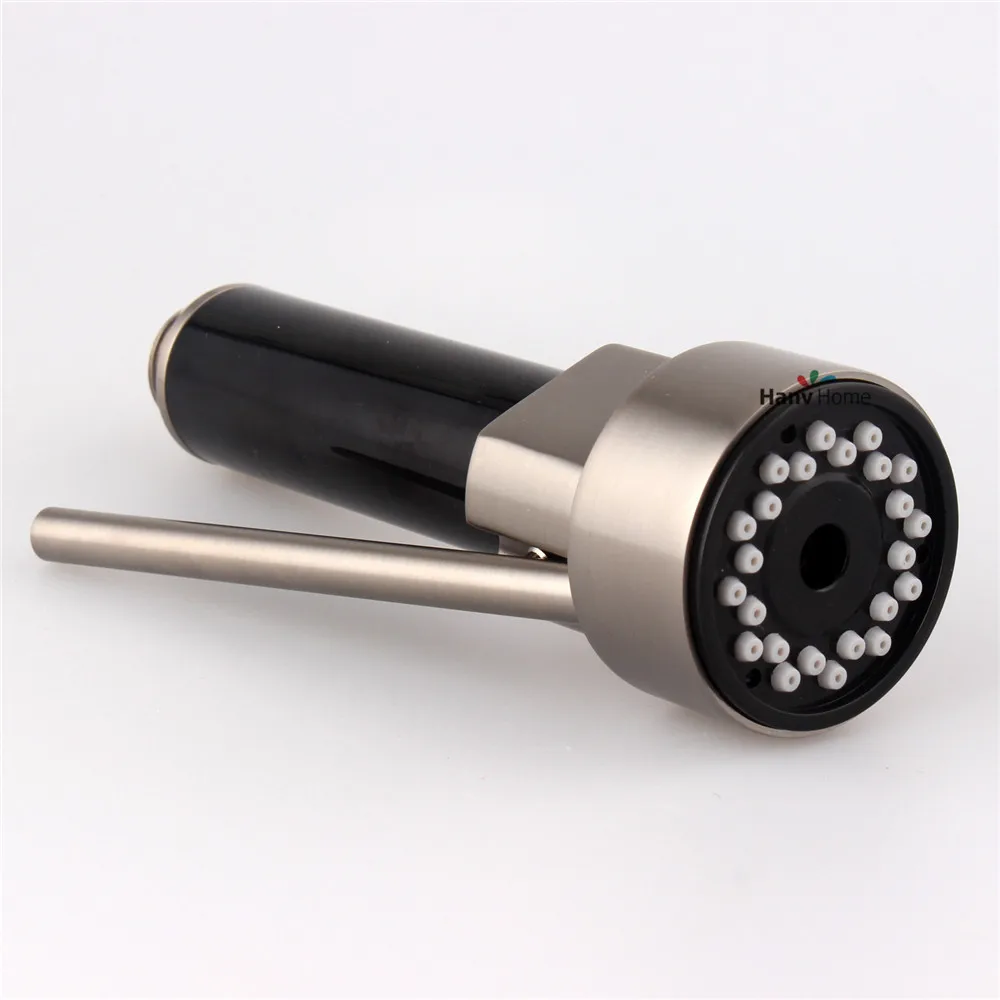 G1 2 Kitchen Faucet Tap Sprayer Head Handheld Pull Out Spray Head Brushed Nickel Faucet Accessories