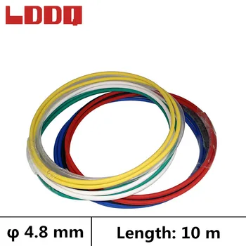 

LDDQ 10m 3:1 Heat shrinkable tubing with glue adhesive Dia4.8mm Waterproof Wire wrap tube Heatshrink gaine thermo termoretractil