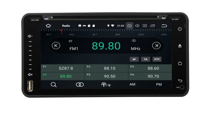 Clearance For toyota universal 100*200MM size car radio gps player with gps navigation audio stereo autoradio built in wifi bluetooth 10