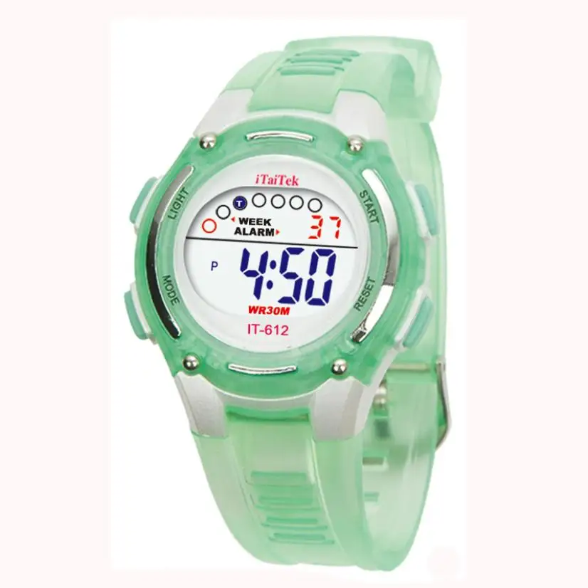 Aimecor Дети Часы Мальчики плавание Спорт цифровые Водонепроницаемый наручные часы спортивные часы DE18 Прямая
