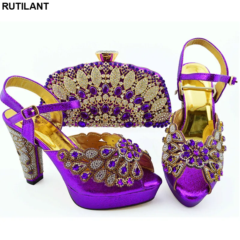 

Women Shoes and Bags To Match Set Italy Party Pumps Italian Matching Shoe and Bag Set for Party Parties Women Shoes High Heel
