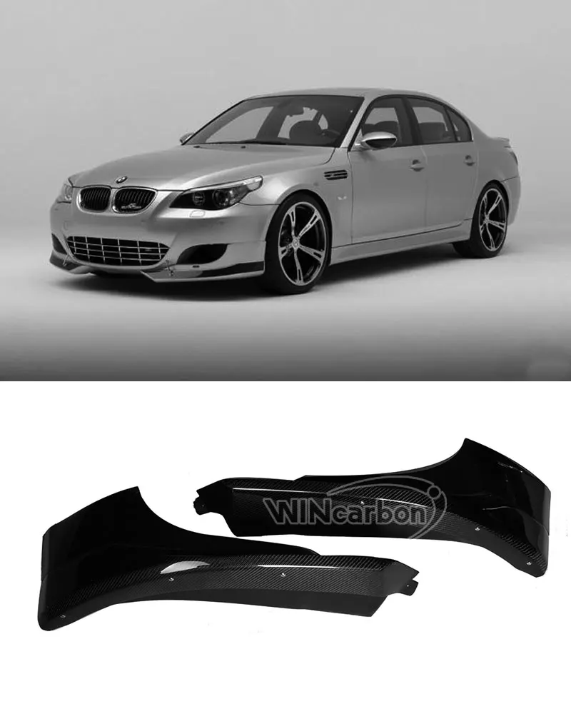 REAL Carbon Front Lip Splitter Spoiler for BMW E60 M5 5-series 05-08 1PAIR