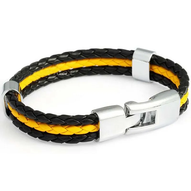 (10pcslot)2018 Russia World Cup Football Fans Alloy Leather Bracelet Bracelet Jewelry Gift For Soccer Fans National Team Bangle (14)