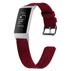 Высокое качество браслет для Fitbit Charge 3 Charge 3 Band холст ремешок для Fitbit Charge 3 умные часы