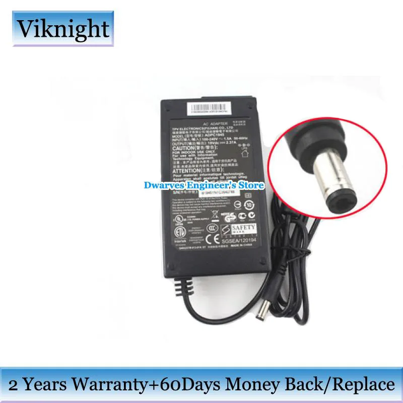 

Genuine ADPC1945 19V 2.37A 45W for PHILIPS 224E5Q 234E5 237E4Q 247E4L LCD MONITOR