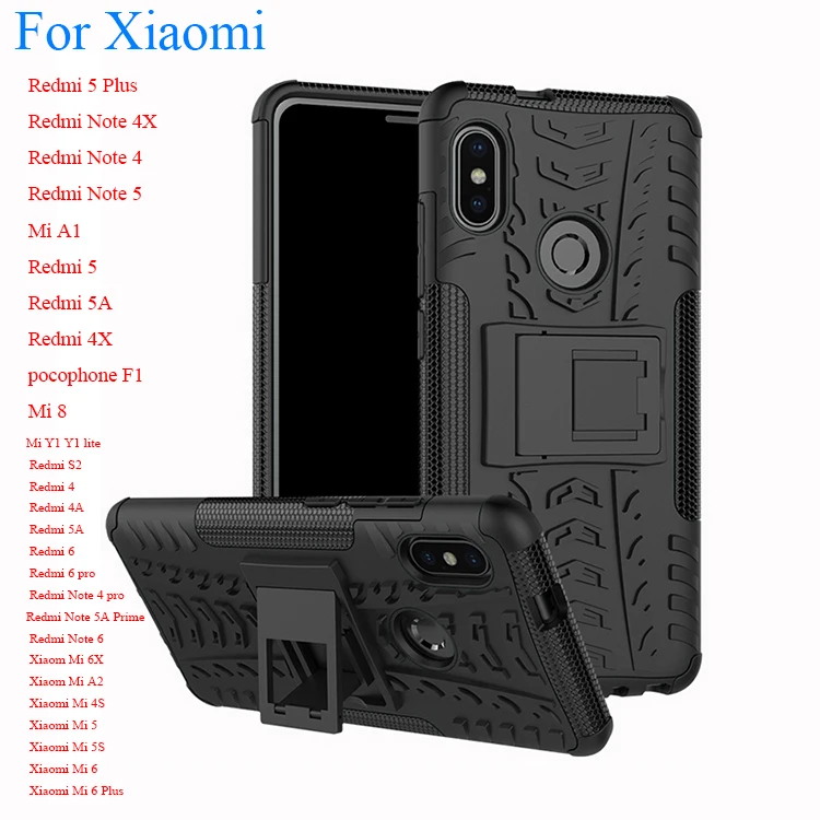 

Case For Xiaomi Redmi Note 7 6 5 Pro 5 Plus 4X 5A Mi A1 A2 F1 Y1 6 8 Resistant Plastic Silicon Redmi 5 S2 6A 4X 6 Pro Back Cover