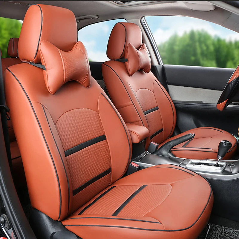 CARTAILOR Covers Seat for Benz Smart Fortwo 2016 Auto Accessories PU Leather Car Seats Cover Sets Styling Seat Cushions Support