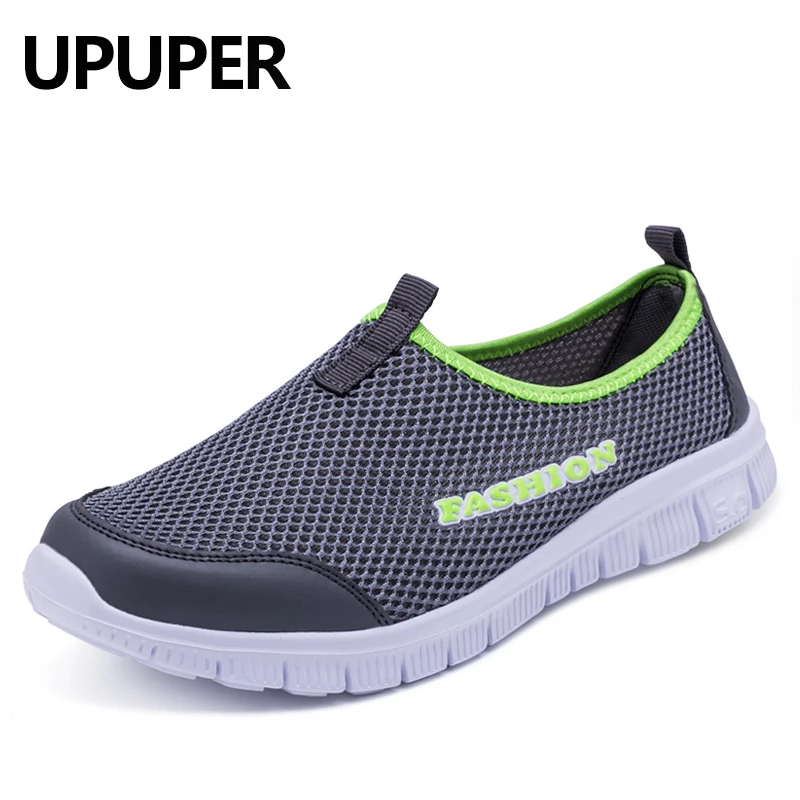 2020 New Men Light Sneakers Summer Breathable Mesh Male Cheap Casual Shoes Dad Walking Outdoor Sport Comfortable Big Size:38-46 | Обувь