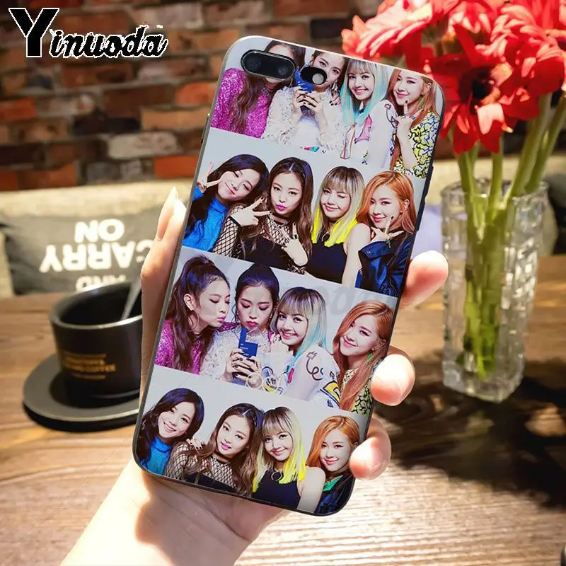Yinuoda чехол для iphone 11 11pro max funda черный розовый черный k-pop kpop girl group чехол для телефона для iphone 8 7 6 6S Plus X XS MAX XR 5 5S SE 5C Чехол - Цвет: 4
