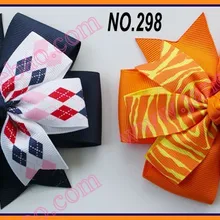 Новейший 20 шт 4,5 ''большой Abby бутик женский бант для волос модные заколки для волос