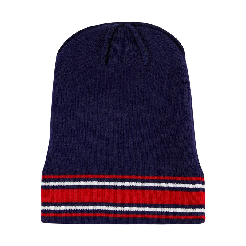 Cotton Men's Winter Fall Hat Fashion Knitted Ski hats women warm hat cap Bonnet Skullies Beanie Soft Knitted Beanies Unisex 04