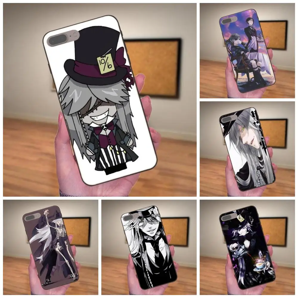 

For Xiaomi Mi Mix Max Note 2 2S 3 5X 6 6X 8 9 SE A1 A2 Lite Play Pro F1 Pattern Phone Case Kuroshitsuji Black Butler Undertaker