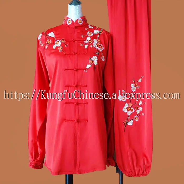 

Chinese Tai chi clothing taiji uniform kungfu clothes wushu outfit garment embroidered for women men girl boy children kids