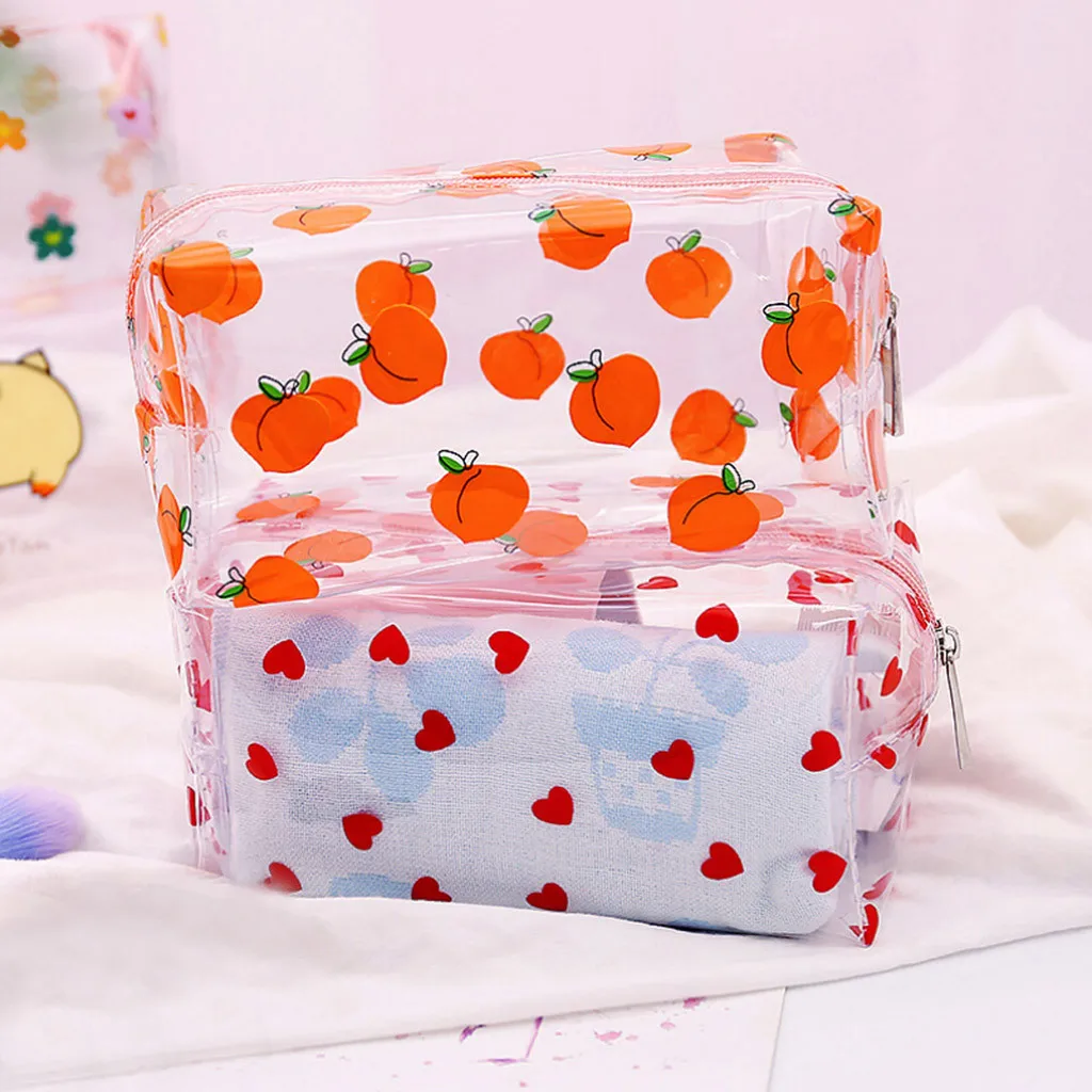 Portable Portable Ins Wind Simple Cosmetic Bag Storage Bag Large Capacity Travel