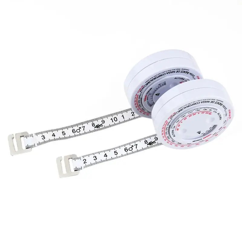 150 см измерительная лента Индекс Массы Тела Выдвижная веха измерения потери веса диета метр метрический калькулятор инструменты