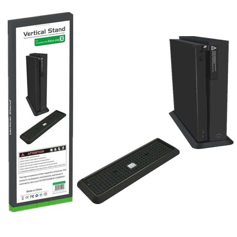 

ABS Vertical Stand Base Holder for Xbox One X Stand Mount Dock Holder Vertical Bracket Cooling Stand For Xbox One X Game Console