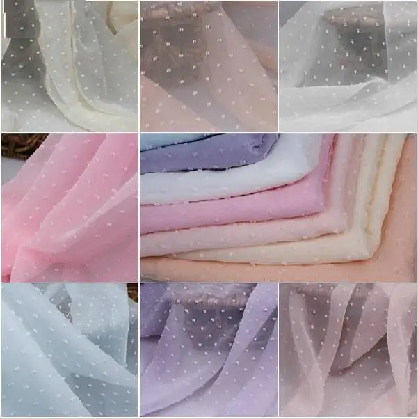flocked chiffon fabric