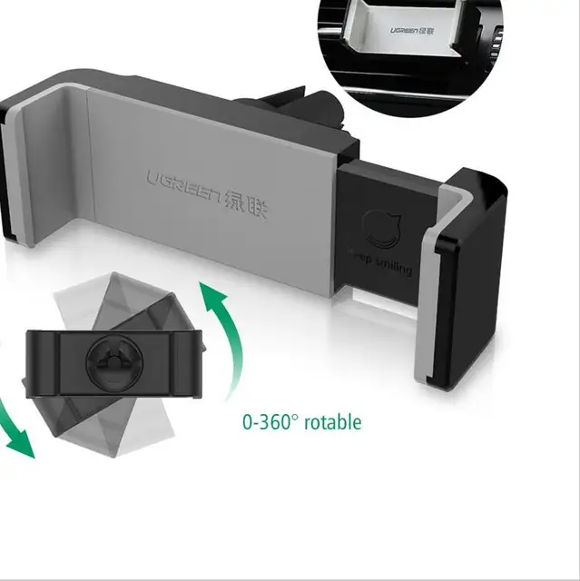 Best Price Ugreen Car Phone Holder for iPhone 8 X 7 6S Air Vent Mount Holder Stand 360 Rotation Mobile Phone Stand for Samsung Xiaomi Stand Best Price Ugreen Car Phone Holder for iPhone 8 X 7 6S Air Vent Mount Holder Stand 360 Rotation Mobile Phone Stand for Samsung Xiaomi Stand