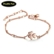 Модные очаровательные браслеты и браслеты с сердечками розового и золотого цвета для женщин и девушек, вечерние брендовые ювелирные изделия в подарок DWH142